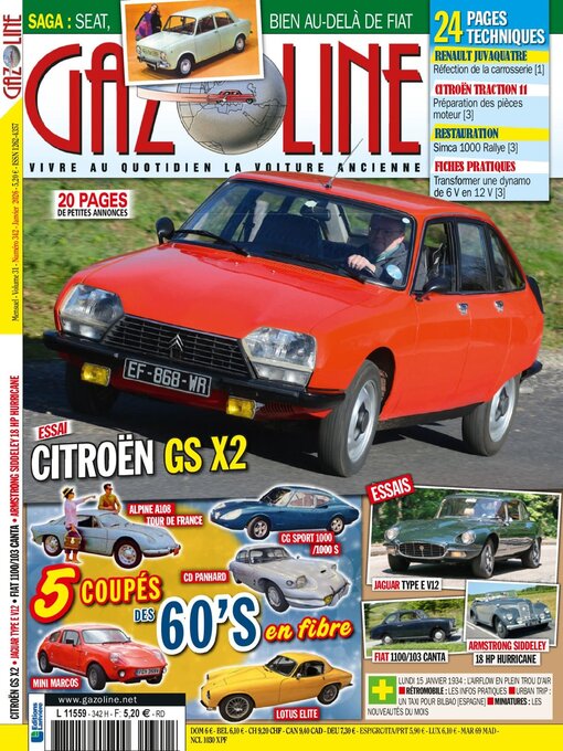 Title details for Gazoline by Editions Lariviere SAS - Available